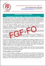 CONTRIBUTION FO-FONCTION PUBLIQUE : GRAND FORUM DU SERVICE PUBLIC – 2EME RÉUNION DU 19 SEPTEMBRE