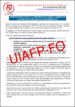 COMPTE RENDU UIAFP FO SUITE A LA RÉUNION DU CCFP DU 8 NOVEMBRE 2017