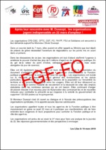 COMMUNIQUE DE PRESSE DES OS FP RENCONTRE AVEC OLIVIER DUSSOPT : PREAVIS DE GREVE