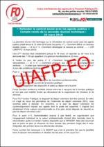 Compte-rendu UIAFP FO de la deuxième réunion de concertation « refonder le contrat social pour les agents publics »