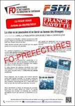 “Lu pour vous” sur la situation de la Préfecture de Mayotte