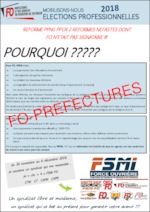 Campagne électorale –  tract PPCR  PPNG
