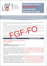 ANALYSE FGF-FO – Décret n°2020-1427 du 20 novembre 2020 relatif aux comités sociaux d’administration dans les administrations et les établissements publics de l’Etat