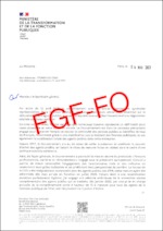Réponse de la ministre de la Transformation et de la Fonction publiques au courrier des OS FP: CARRIÈRES