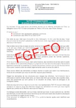 La FGF-FO claque la porte du groupe de travail sur la réforme OTE