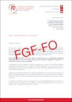 Courrier FGF-FO au ministre de la Transformation et de la Fonction publiques – Action Sociale Interministérielle
