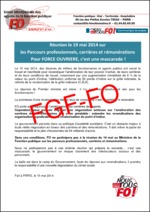 Réunion du 19 mai 2014 sur les parcours professionnels, carrières et rémunération. Pour Force Ouvrière, c’est une mascarade !