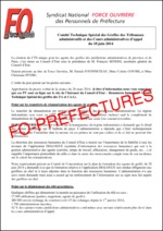 Compte-rendu  FO du CTS des TA et CAA du 18 juin 2014