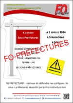 Annonce de la suppression de sous-préfectures  Alsace Moselle : c’est pour demain
