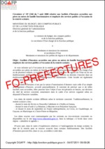 Circulaire de la Fonction Publique n° 2168 du 7 août 2008 relative aux facilités d’horaires accordées aux pères ou mères de famille fonctionnaires et employés des services publics à l’occasion de la rentrée scolaire