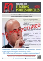 Présentation du PLF2015 aux organisations syndicales par M. Bernard CAZENEUVE Ministre de l’Intérieur