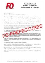 Déclaration FO Préfectures au Comité technique spécial des préfectures