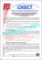 Compte-rendu  FO du CHSCT des TA et CAA du 27 mars 2015