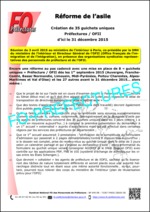 Compte rendu de la réunion sur la réforme de l’asile du 3 avril 2015 co-présidée par la DRH du ministère de l’intérieur et le Directeur Général de l’OFII