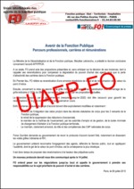 Avenir de la Fonction publique – Parcours professionnels, carrières et rémunérations