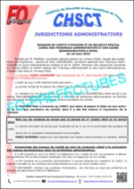 Compte rendu du CHSCT  Spécial des Greffes des Tribunaux administratifs et des Cours administratives d’appel du 18 mars 2016