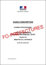 Ouverture des inscriptions de l’examen professionnel d’attaché principal d’administration de l’Etat – session 2017