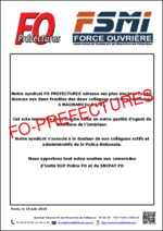 TRACT DE SOUTIEN FO PRÉFECTURES