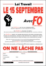 Mobilisation du 15 septembre