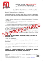 CTS des préfectures du 15 novembre 2016