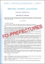 Arrêté du 16 janvier 2017 paru au JO du 20 janvier autorisant l’ouverture d’un concours pour l’accès au corps interministériel des attachés d’administration de l’état relevant du Ministre de l’Intérieur