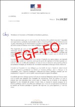 Courrier de Gérald Darmanin, ministre de l’action et des comptes publics, adressé aux organisations syndicales à la suite des réunions bilatérales