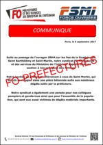 Communiqué de soutien aux collègues des Antilles