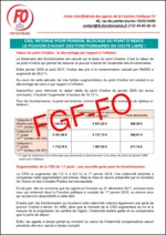 CSG, Retenue pour pension, blocage du point d’indice, le pouvoir d’achat des fonctionnaires en chute libre !