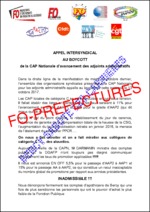 Tract intersyndical – BOYCOTT de la CAPN d’avancement des adjoints administratifs du 13 octobre 2017