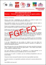 DÉCLARATION DES OS FP – CONCERTATION : REFONDER LE CONTRAT SOCIAL AVEC LES AGENTS PUBLICS