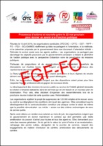 COMMUNIQUE DE PRESSE DES OS FP ACTIONS ET GRÈVES DU 22 MAI – CONFÉRENCE DE PRESSE LE 17 AVRIL