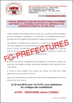 L’UFR-FO soutient la journée d’action de grèves et de manifestations du 22 mai 2018