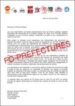 Préavis de grève déposé par 9 organisations syndicales (FO, CFDT, CFE-CGC, UNSA,CGT, CFTC, Fédération Autonome, FSU, Solidaires), adressé au premier ministre pour le mardi 22 mai 2018