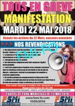 Journée du 22 mai 2018.