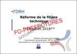 Réunion filière technique du 19 juillet 2018