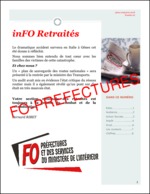 Flash INFO RETRAITES  FO Préfectures n°16