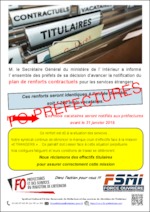 Renfort plan vacataires pour les services étrangers