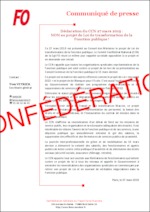 NON au projet de Loi de transformation de la Fonction Publique