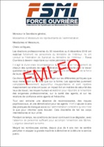 Déclaration liminaire FSMI FO et tract suite au CHSCT ministériel du 28 mars 2019