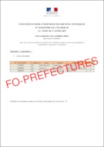 Liste des candidats déclarés admis au concours interne d’ingénieur des services techniques organisé au titre de l’année 2019