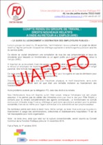 Compte rendu UIAFP-FO suite au groupe de travail sur les nouveaux droits à l’aide de retour à l’emploi (ARE) et ses annexes