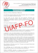 Déclaration de l’UIAFP-FO au Conseil commun de la Fonction Publique du 22 novembre 2019