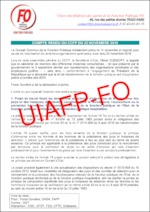 Compte rendu du CCFP du 22 novembre 2019  et les deux déclarations lues en séance