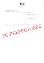 Diffusion de l’instruction relative au volet RH de la création des SGC adressée aux préfets