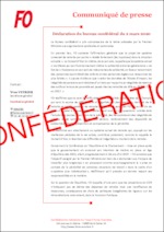 Déclaration du bureau confédéral du 2 mars 2020