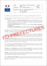 Compte-rendu du CHSCT ministériel exceptionnel du lundi 9 mars et documentation correspondante