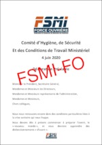 Déclaration préalable au CHSCTM du 4 juin 2020