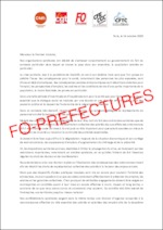Courrier au Premier ministre des 5 organisations syndicales