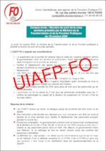 COMPTE RENDU SUIVI DE LA CRISE SANITAIRE AVEC MTFP DU 19 OCTOBRE