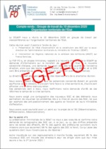 Compte-rendu : Groupe de travail du 10 décembre 2020 – organisation territoriale de l’Etat